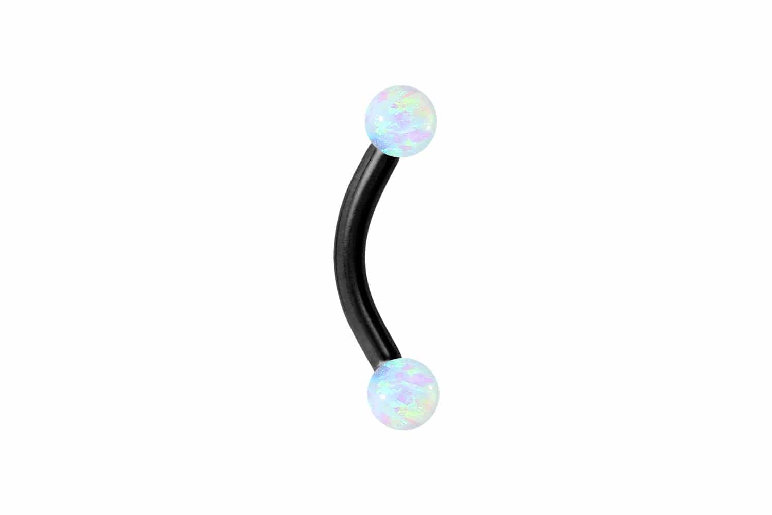 Titan Piercing Banane SYNTHETISCHE OPALE